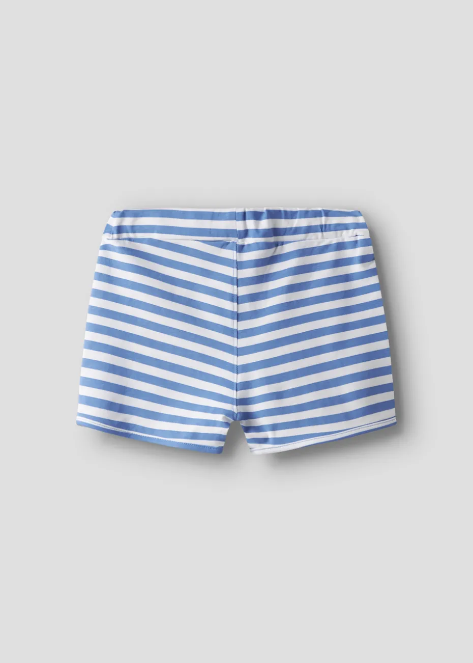 Name It Girls Blue Stripe Shorts (9mths-5yrs)