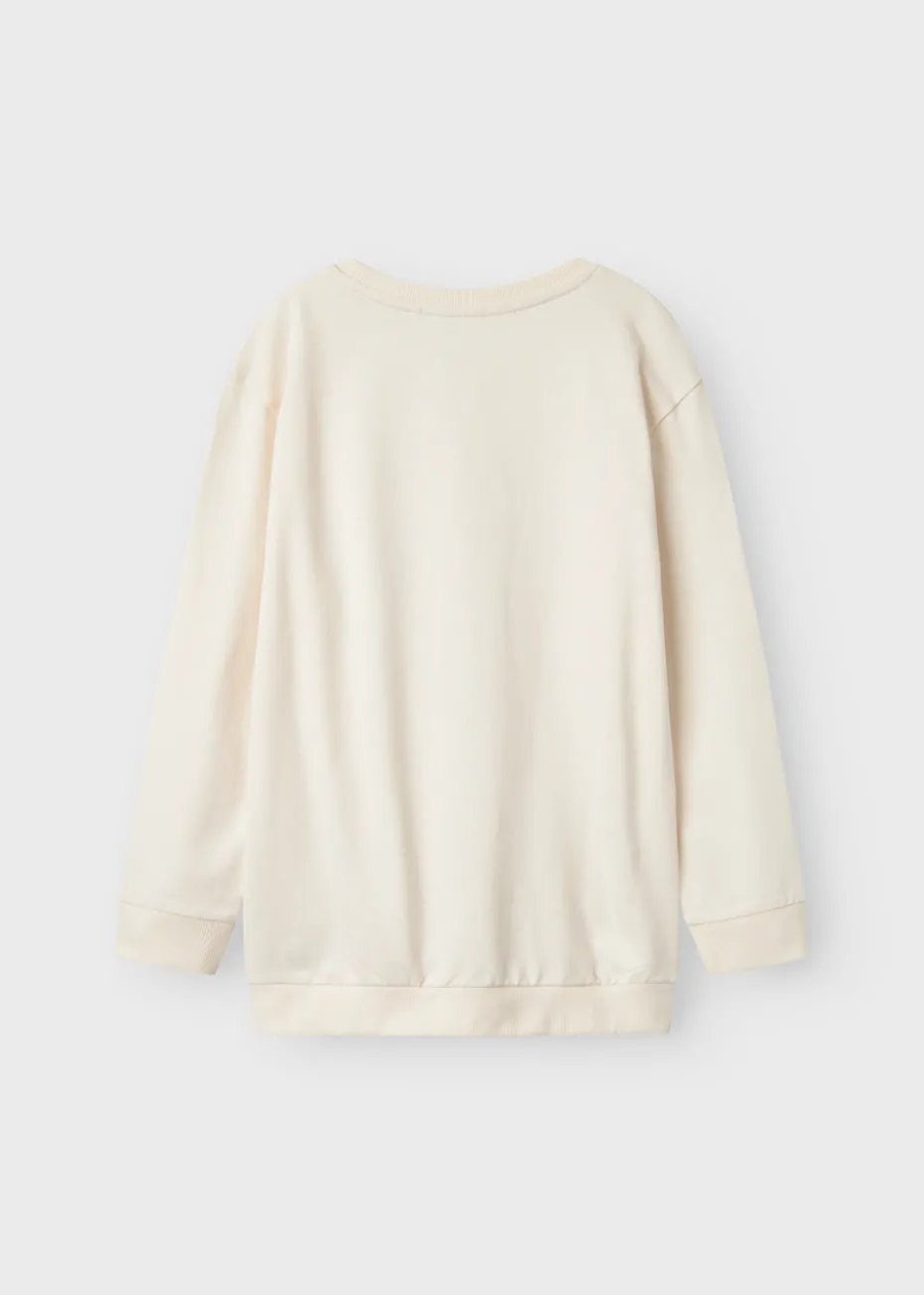 Name It Girls Cream Barria Sweatshirt (6-14yrs)