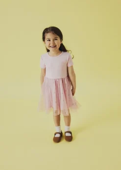 Name It Girls Pink Spot Mesh Tutu Dress (9mths-5yrs)