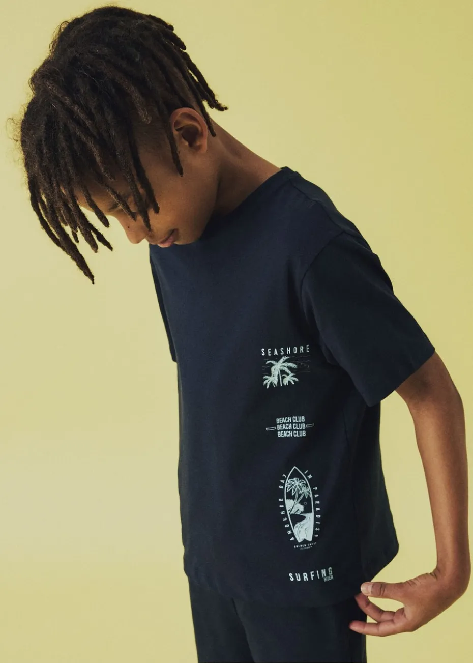 Name It Navy Surf T-Shirt (6-12yrs)