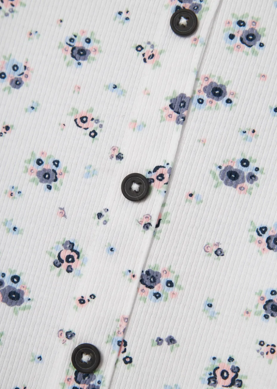 Name It White Floral Top (6-12yrs)