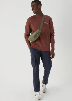 Navy Cargo Trousers
