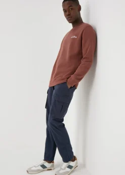 Navy Cargo Trousers