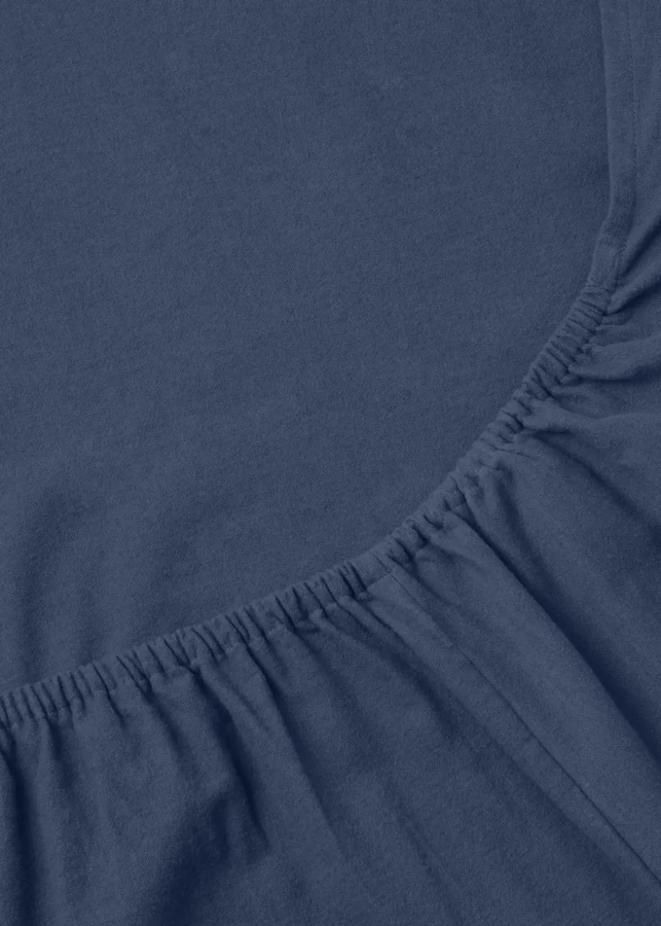 Navy Extra Deep Bed Sheet (180 Thread Count)