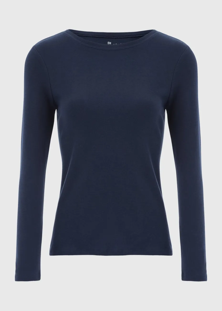 Navy Long Sleeve T Shirt