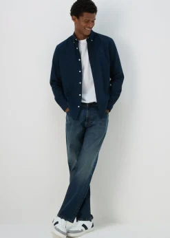 Navy Oxford Shirt
