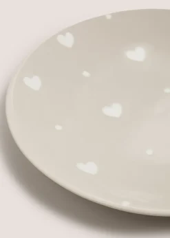 Neutral Heart Tea Tray