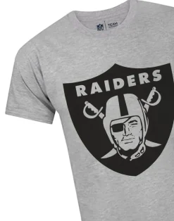 NFL Grey Las Vegas Raiders Short Sleeved T-Shirt