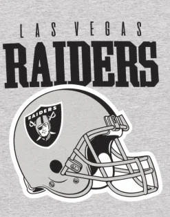 NFL Grey Las Vegas Raiders Short Sleeved T-Shirt