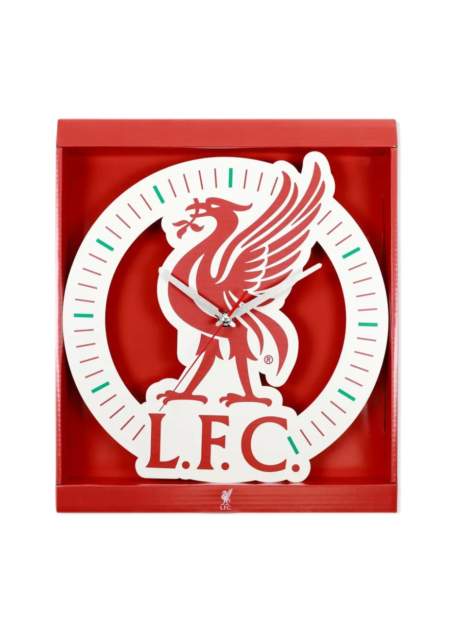 Official Liverpool Football Club Red & White Wall Clock