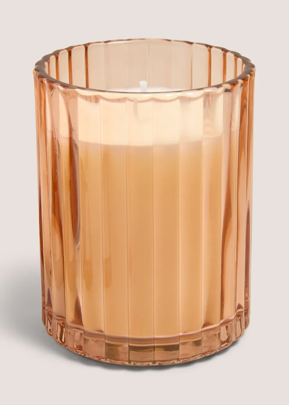 Orange Floral Meadow Cottage Candle