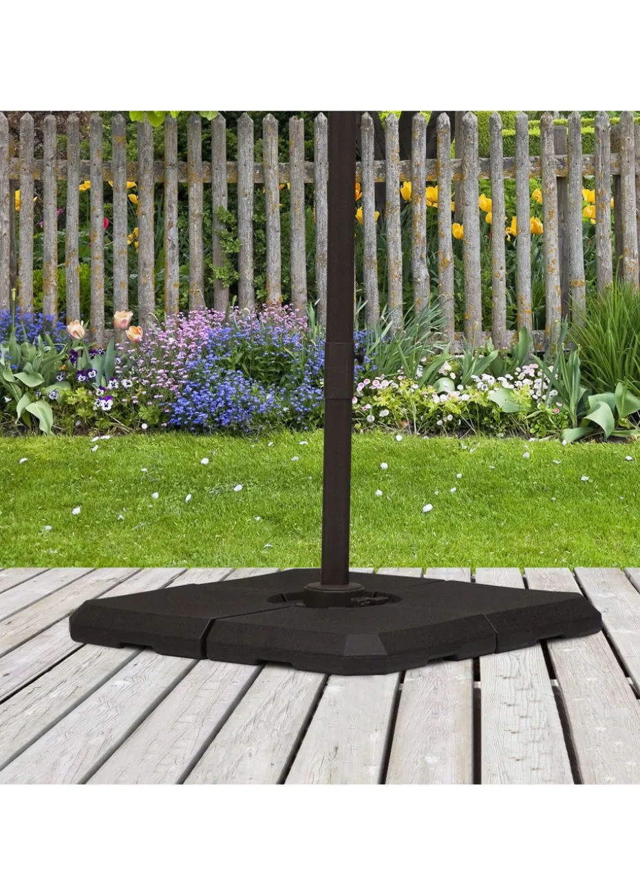 Outsunny 4 PCs Cantilever Parasols Base (Up to 120kg)