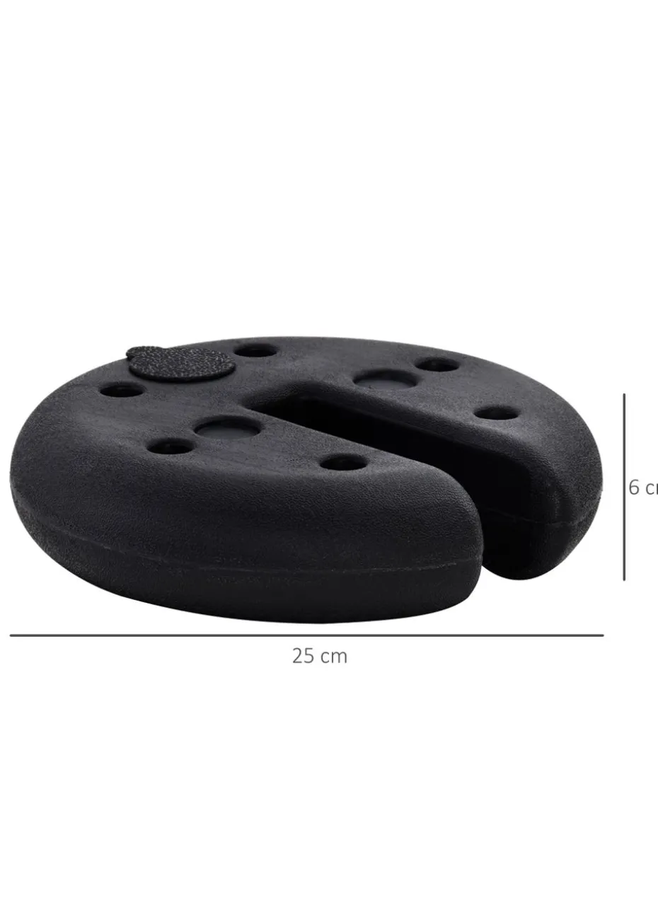 Outsunny 4 PCs Sand Fillable Weights Set for Gazebo Tent
