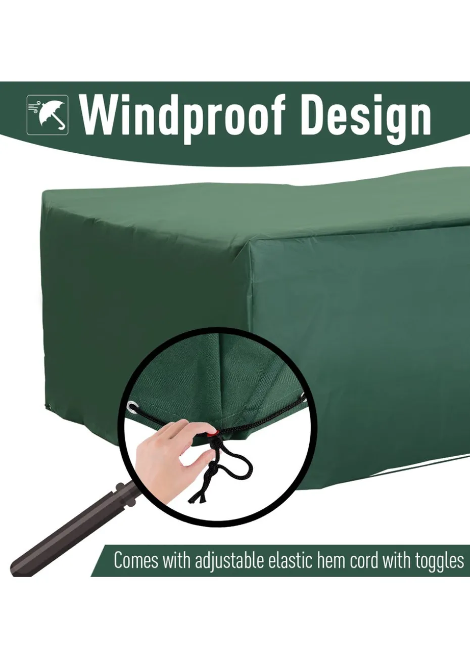 Outsunny 600D Oxford Patio Set Cover Outdoor Garden Rattan Furniture Protection Cover Protector