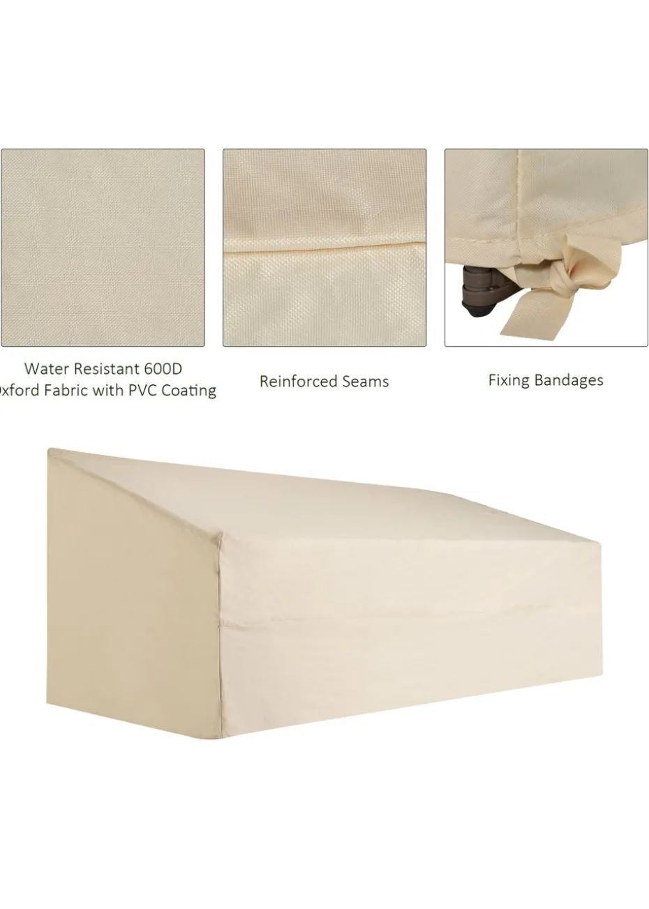 Outsunny Waterproof Outdoor Furniture Cover for Three Seater Sofa (218cm x 111cm x 101cm)