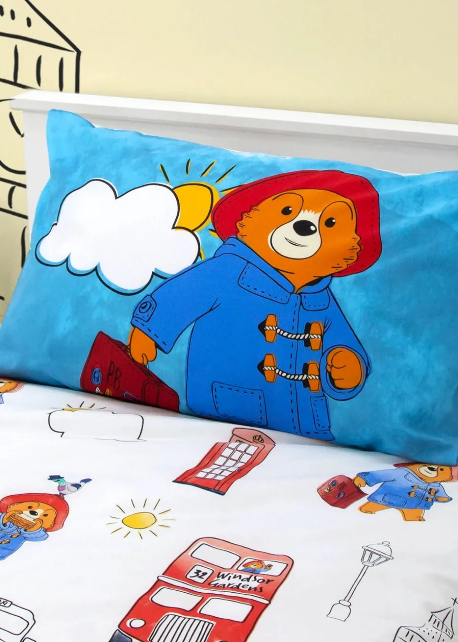 Paddington Bus Station Reversible Polycotton Duvet Set