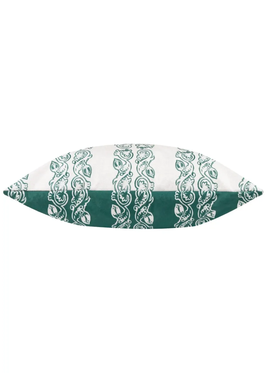Paoletti Kalindi Stripe Outdoor Filled Cushion (55cm x 55cm x 8cm)