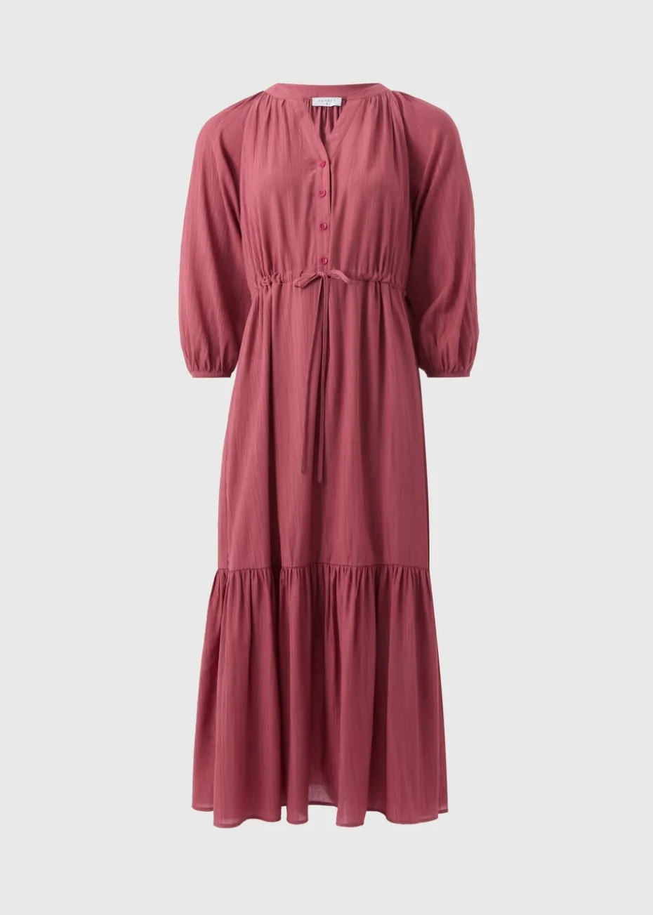 Papaya Petite Pink Raglan Shirt Midi Dress