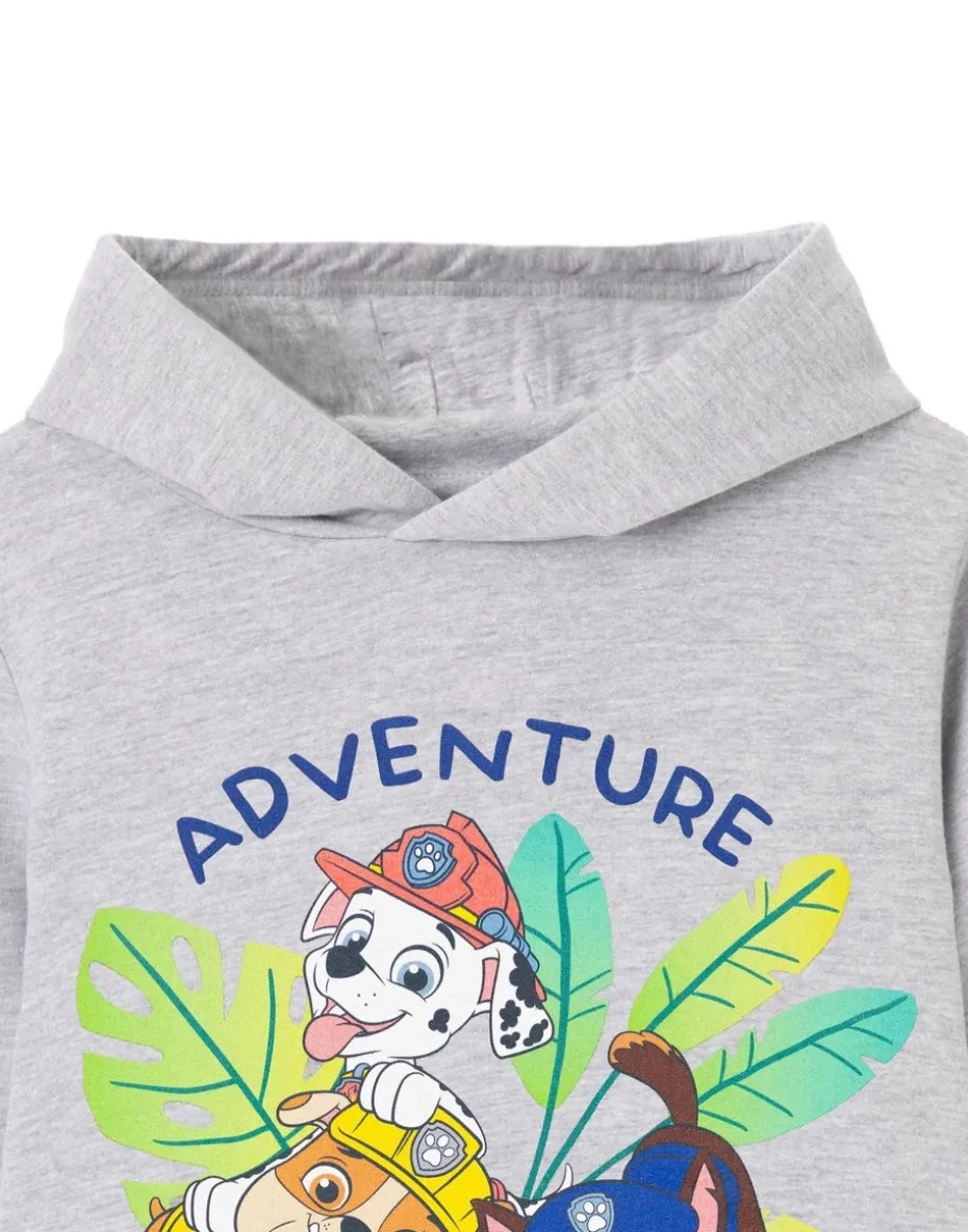 Paw Patrol Advernture Squad Kids Grey Marl Hoodie (3-8 years)