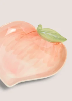 Peach Shape Ceramic Plate