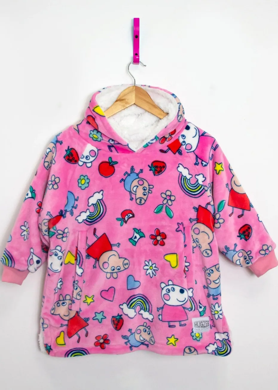 Peppa Pig Sunny Days Wearable Hooded Snuggle Fleece