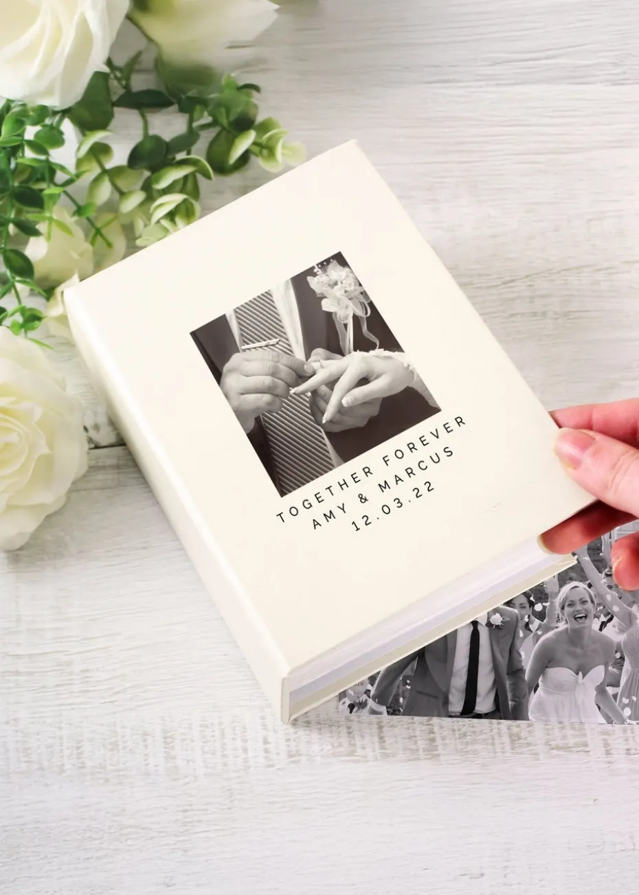 Personalised Memento Company Photo Upload 6x4 Ivory Photo Album with Sleeves