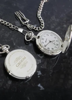 Personalised Memento Company Classic Pocket Fob Watch