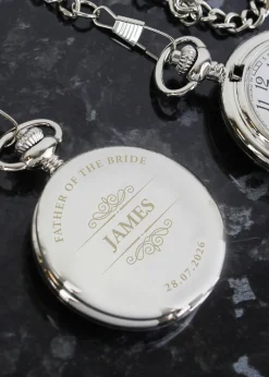Personalised Memento Company Classic Pocket Fob Watch
