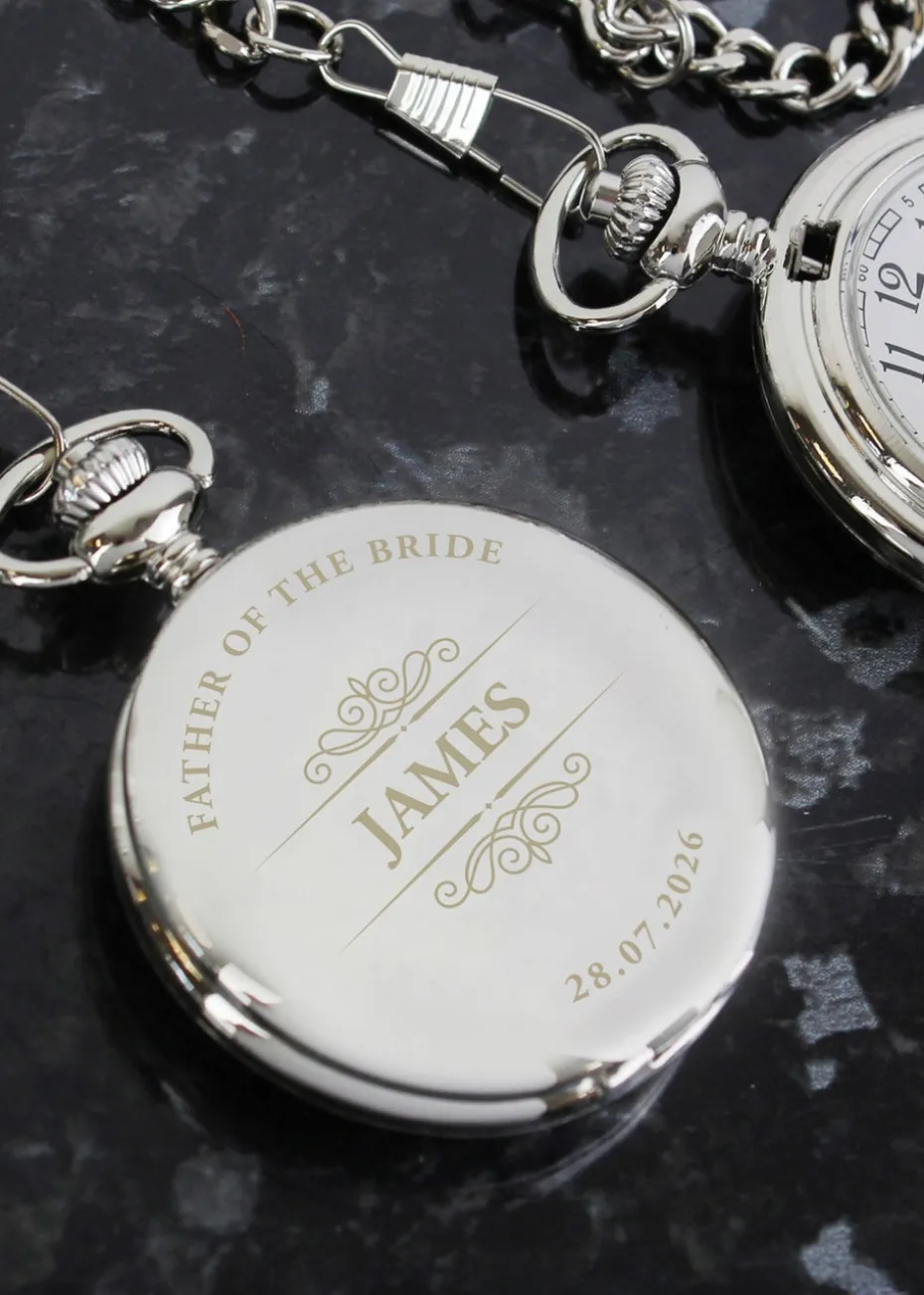 Personalised Memento Company Classic Pocket Fob Watch