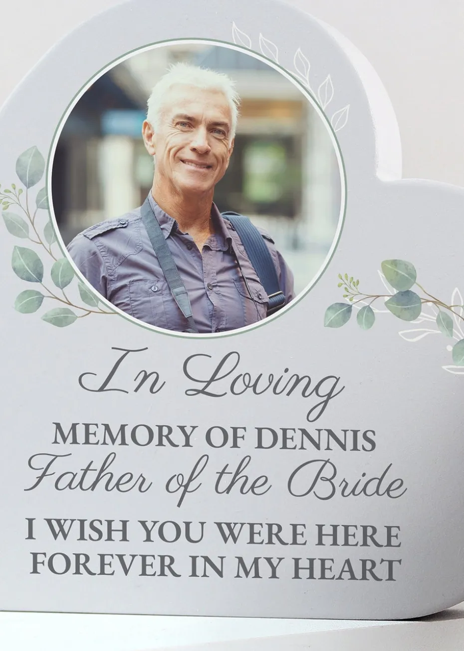 Personalised Memento Company Wedding Memory Table Heart Ornament