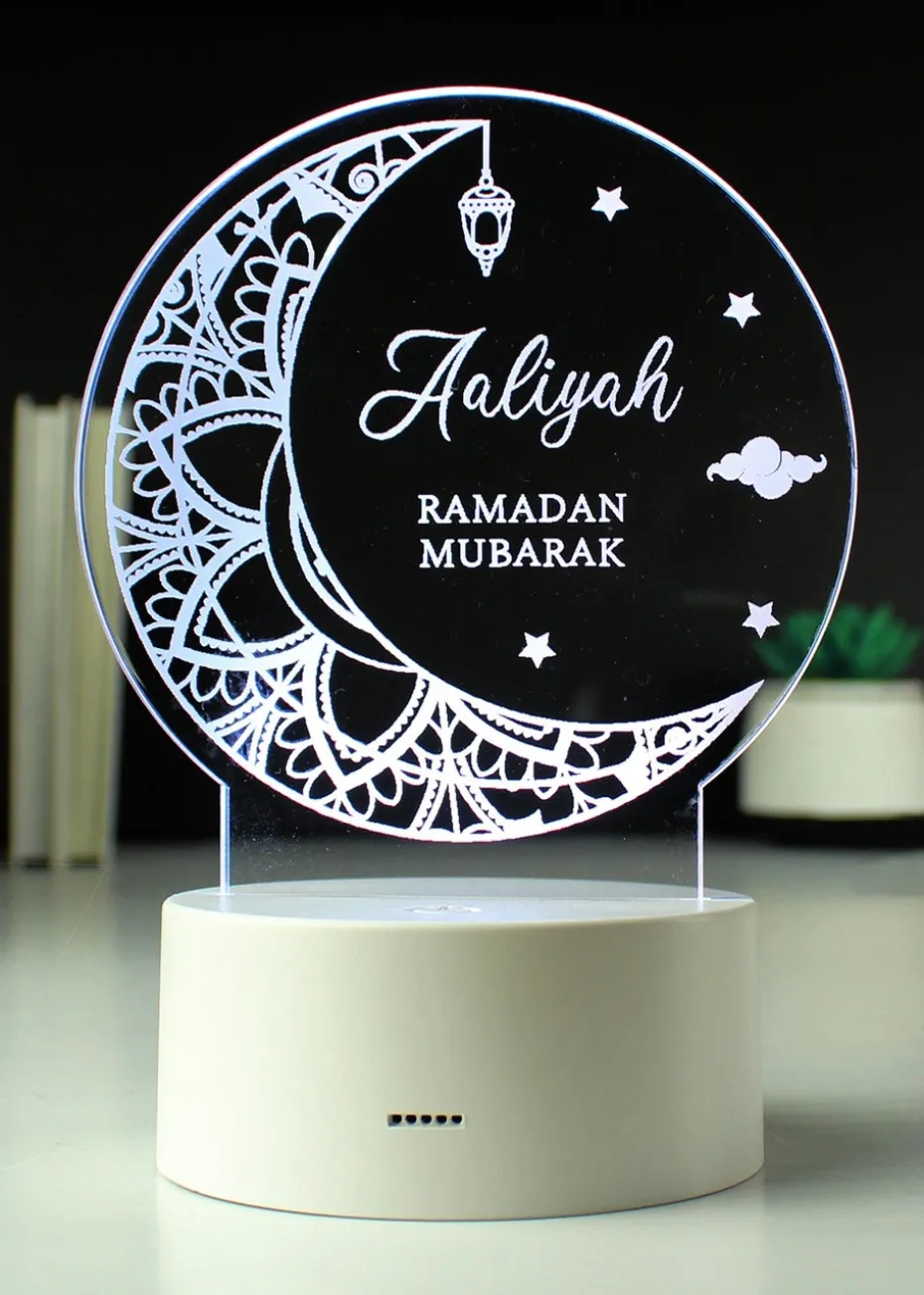 Personalised Memento Company White Eid & Ramadan LED Light