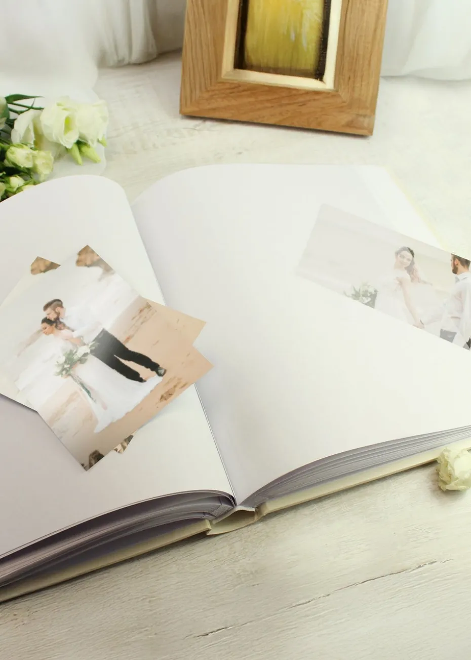 Personalised Memento Company Botanical Traditional Wedding Photo Album