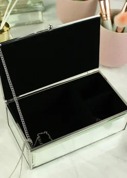 Personalised Memento Company Botanical Mirrored Jewellery Box