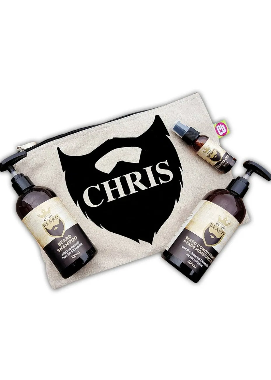 Personalised Memento Company Stone Name Only Beard Kit