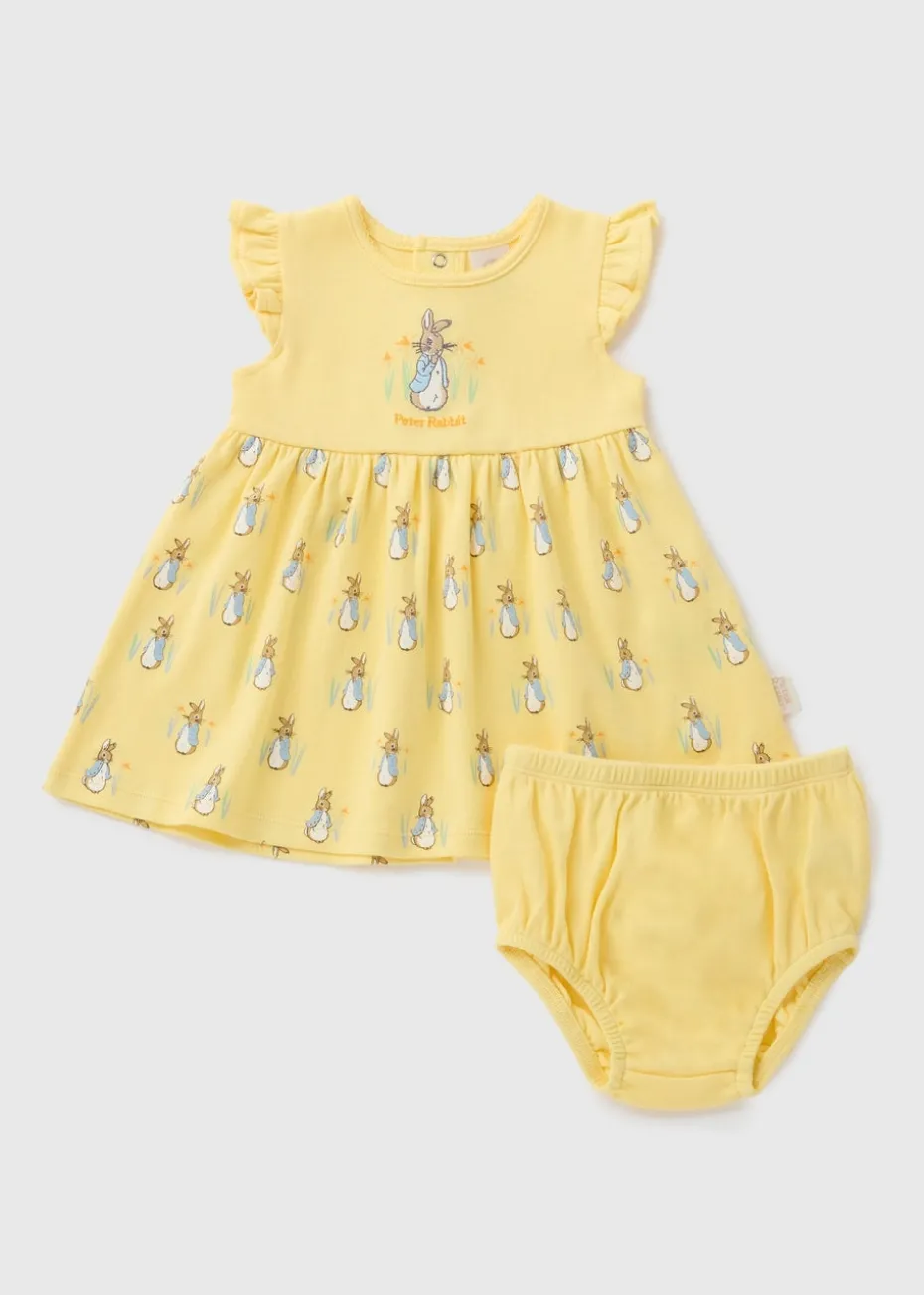 Peter Rabbit Baby Yellow Dress Set (Newborn-18mths)
