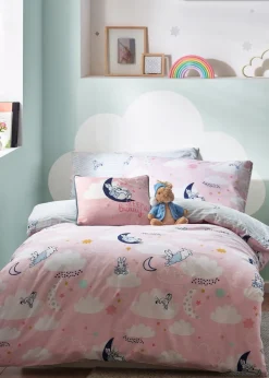 Peter Rabbitâ„¢ Sleepy Head Abstract Duvet Cover Set Pink