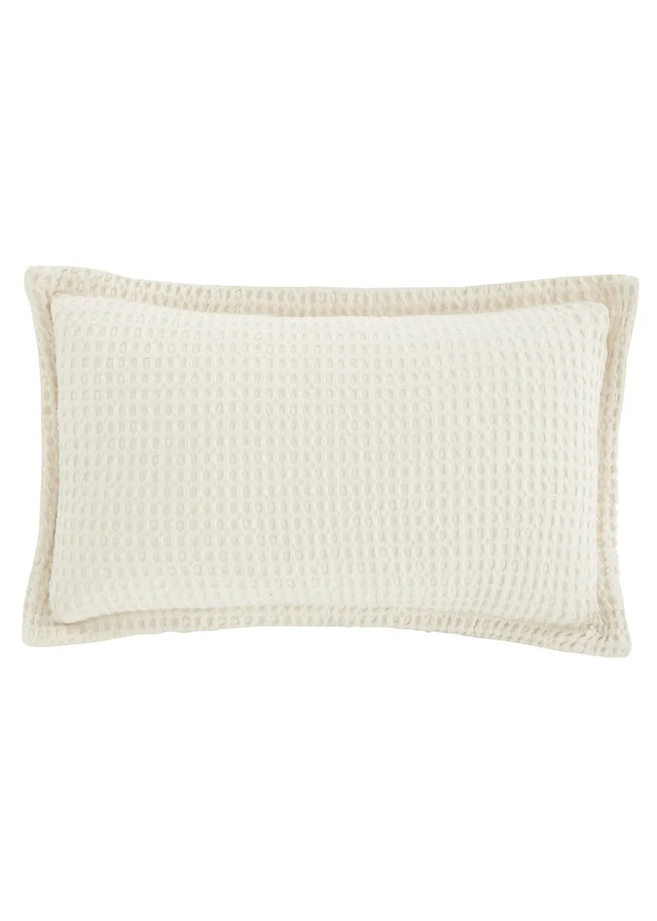 Pineapple Elephant Jaipur Chunky Waffle Cotton Cushion (30x50cm)