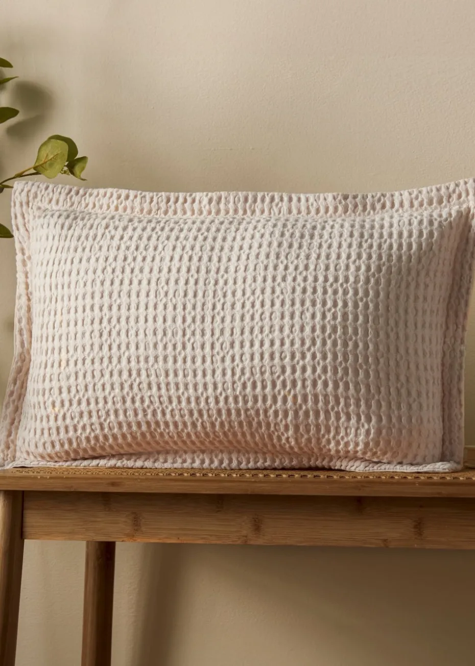 Pineapple Elephant Jaipur Chunky Waffle Cotton Cushion (30x50cm)
