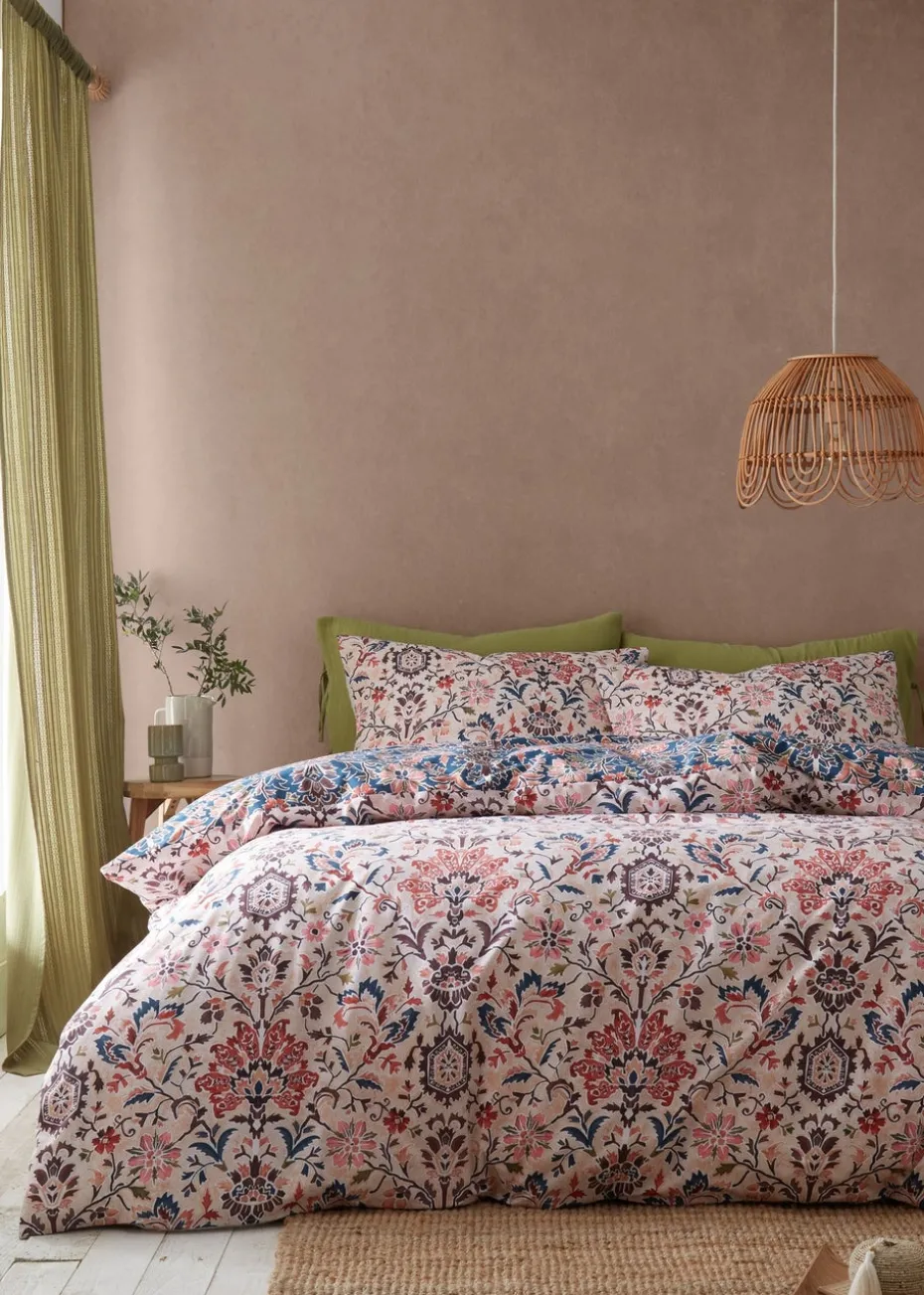 Pineapple Elephant Keera Floral Reversible Duvet Cover Set