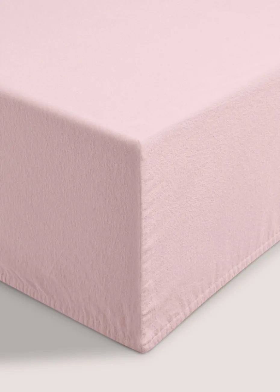 Pink Extra Deep Bed Sheet (180 Thread Count)