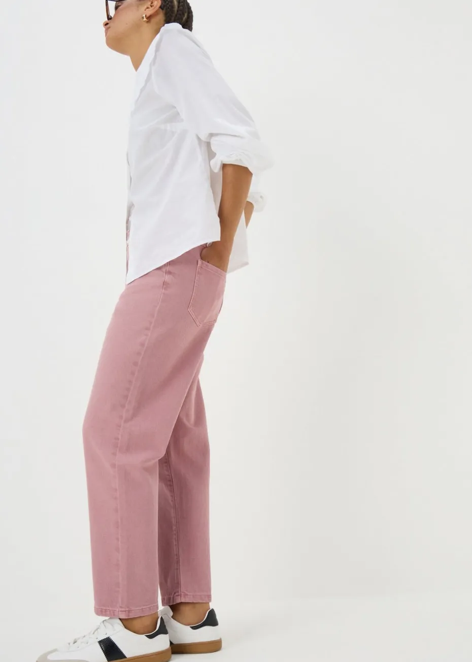 Pink Mom Style Jeans
