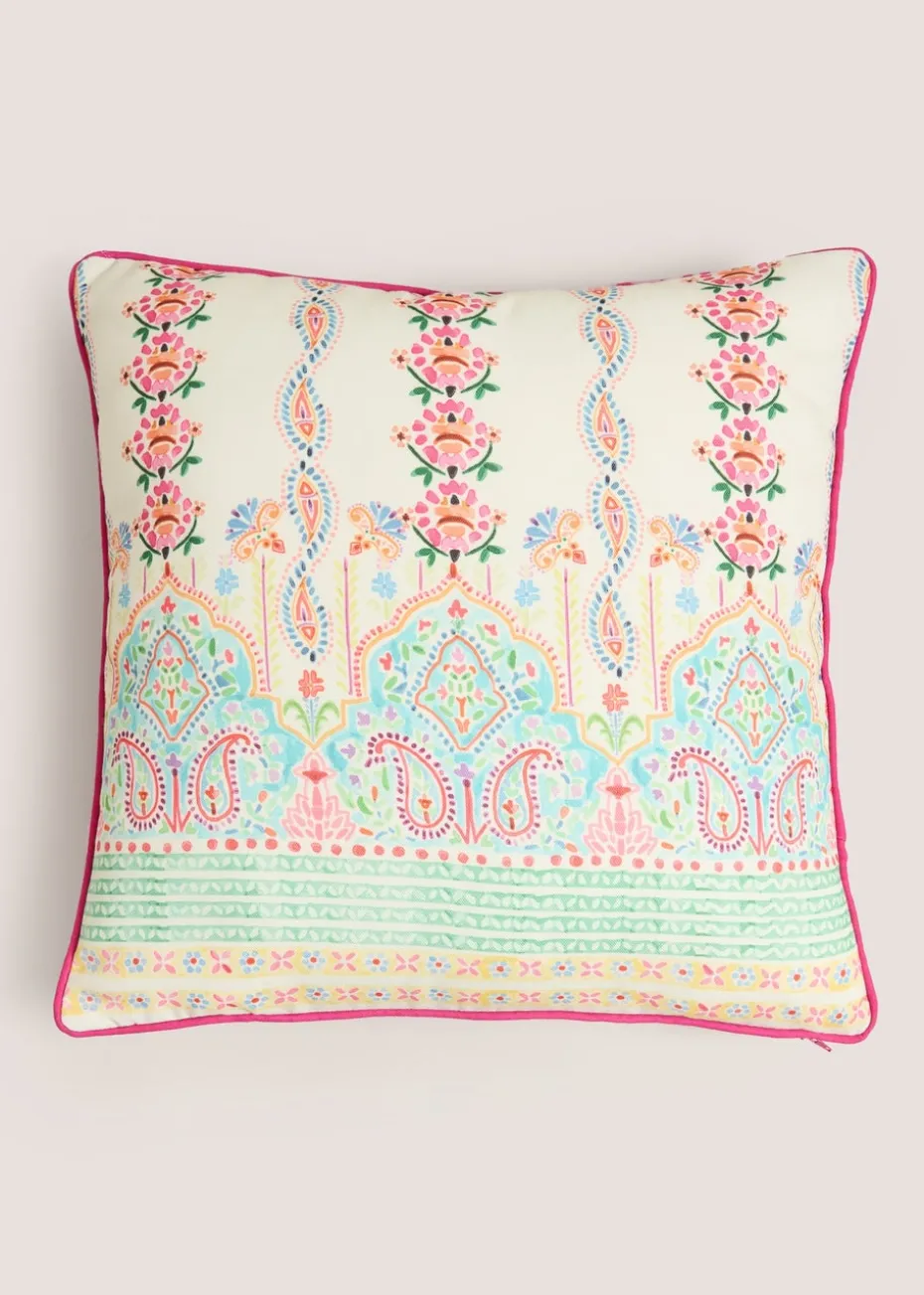 Pink Paradise Tile Cushion
