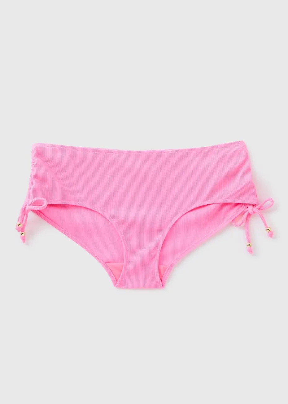 Pink Textured Short Briefs