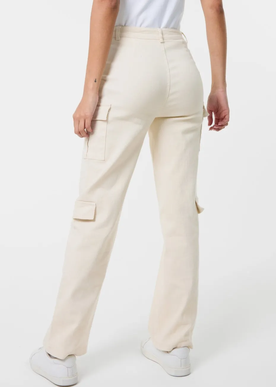 Pink Vanilla Stone Cargo Trousers
