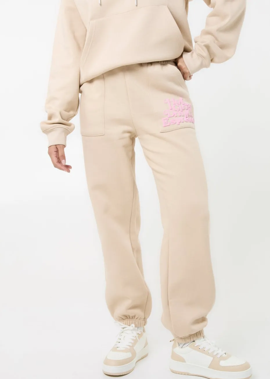 Pink Vanilla Stone Hot Girls Cuffed Joggers