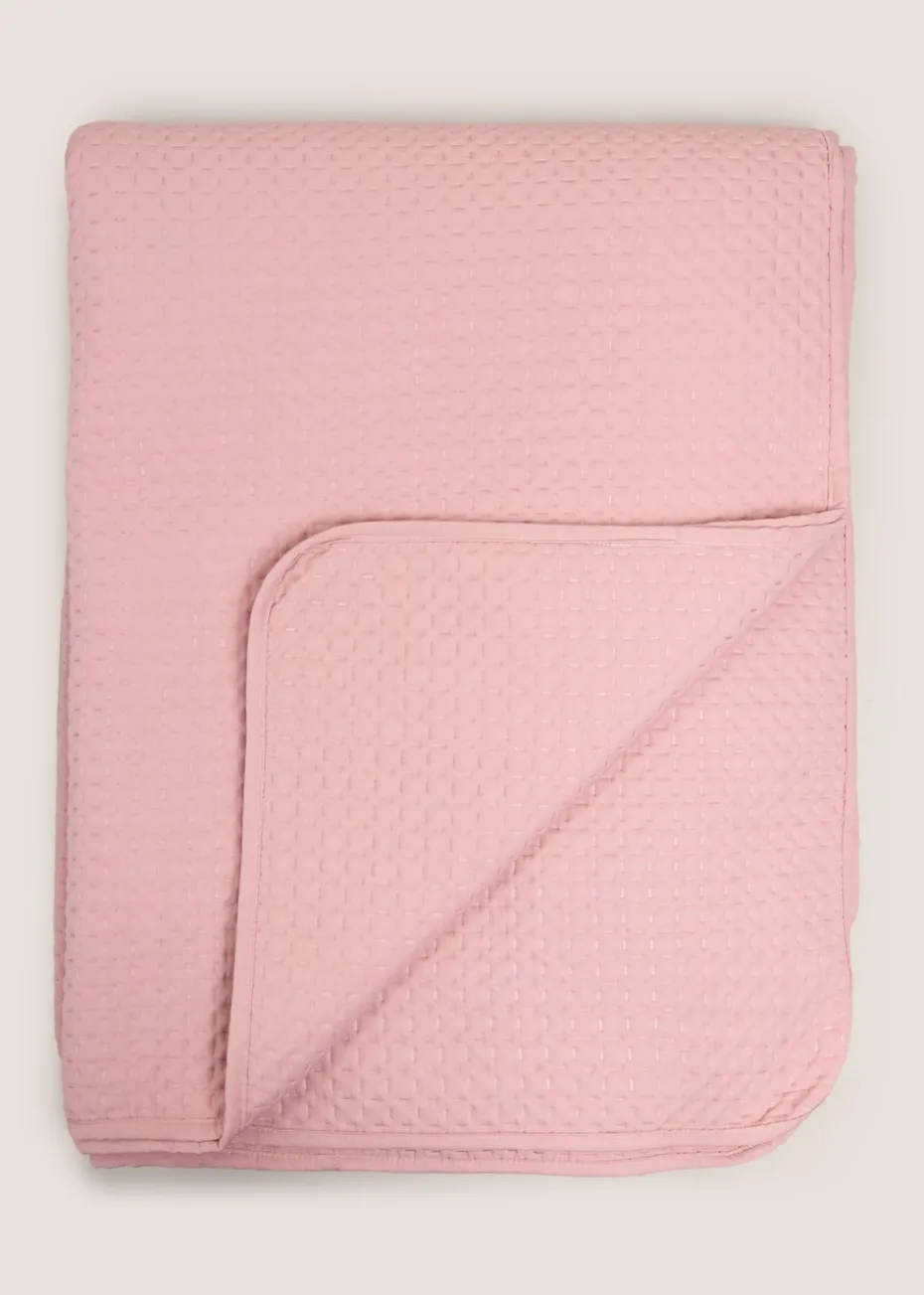 Pink Washed Pinsonic Bedspread