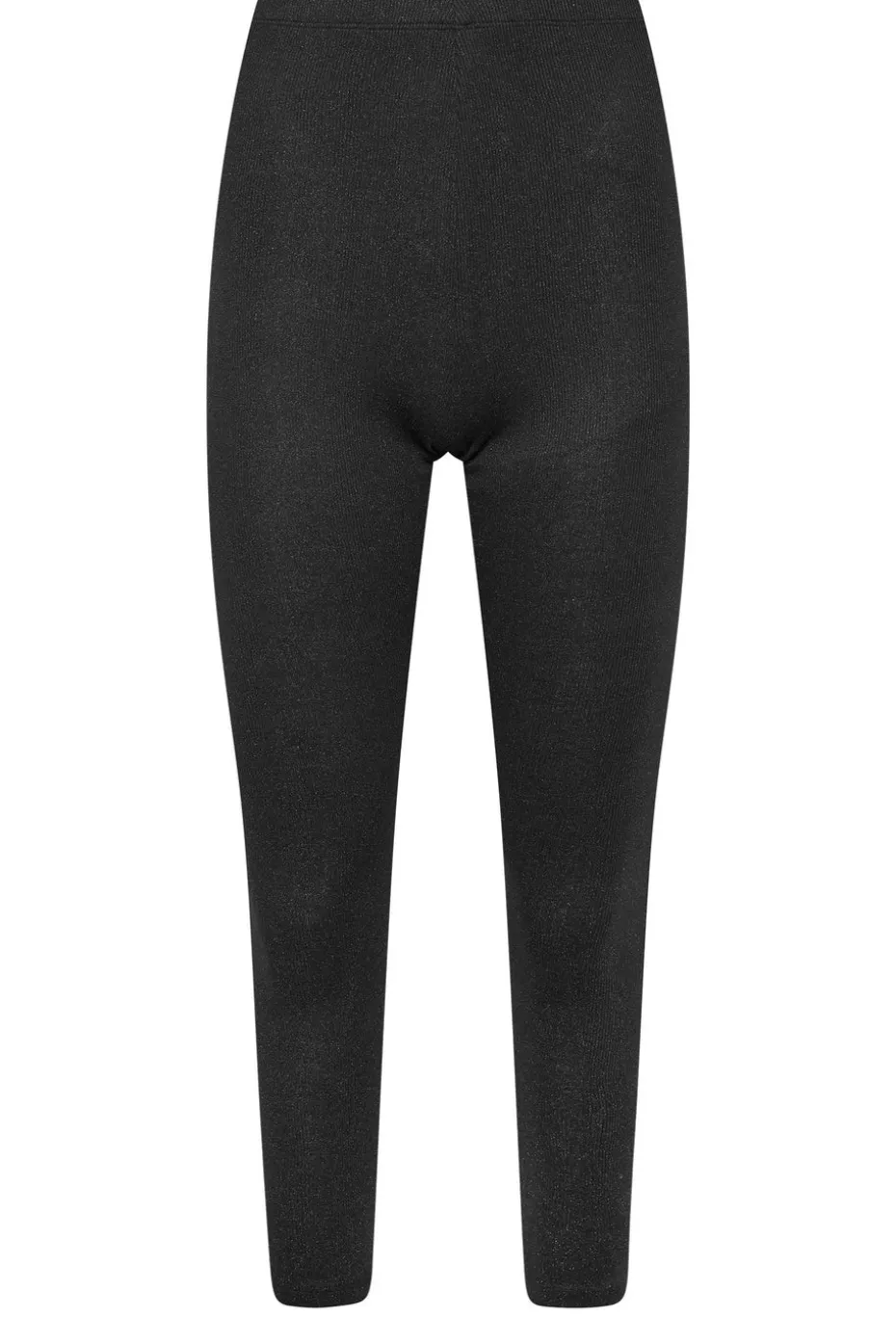 Pixiegirl Petite Black Metallic Ribbed Leggings