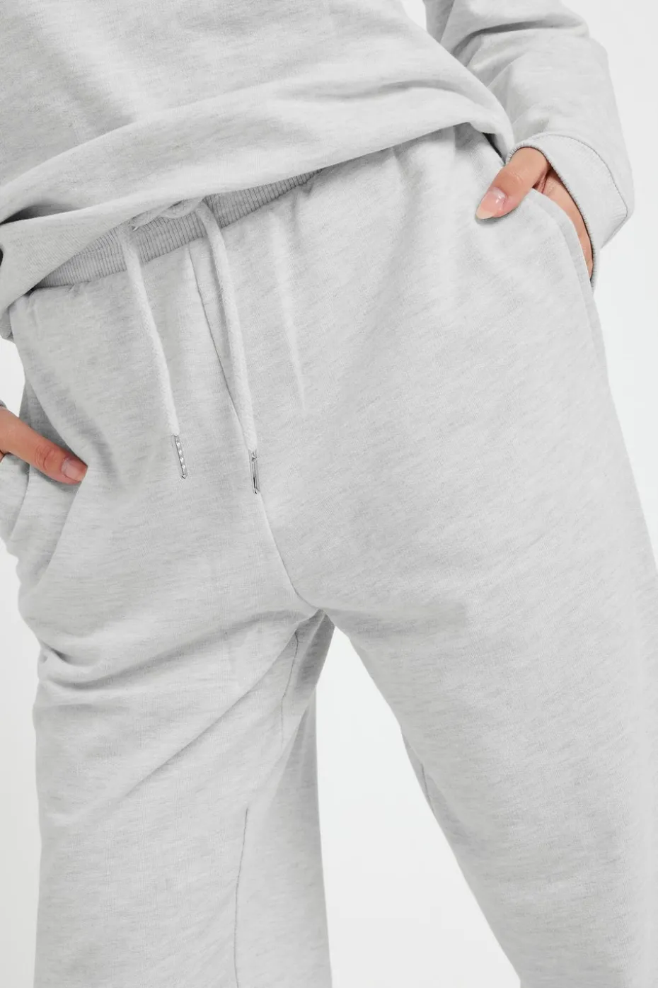 Pixiegirl Petite Grey Elasticated Waist Cuffed Joggers