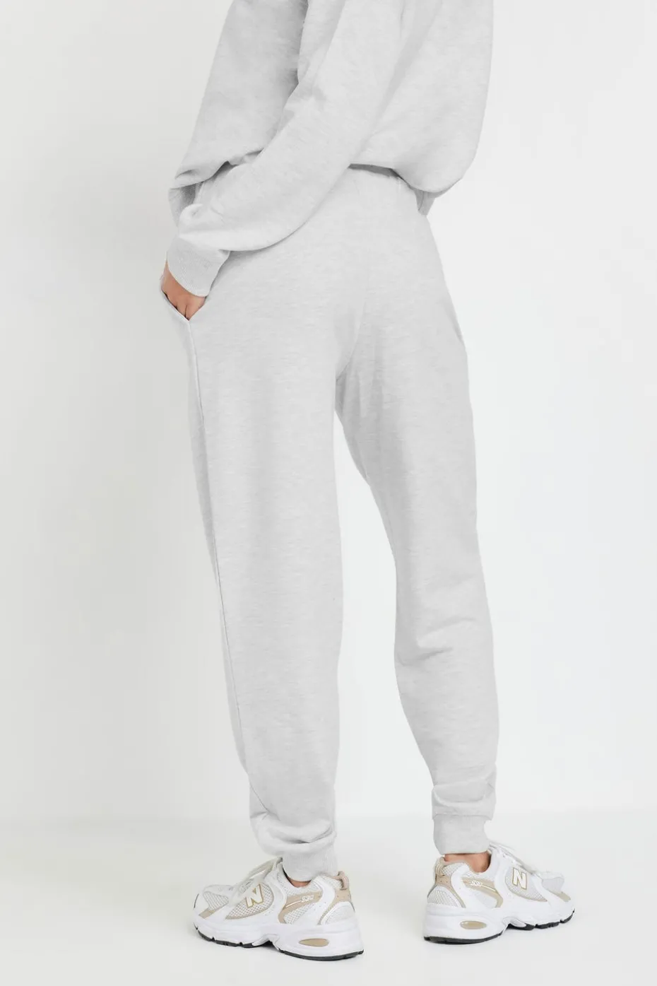 Pixiegirl Petite Grey Elasticated Waist Cuffed Joggers