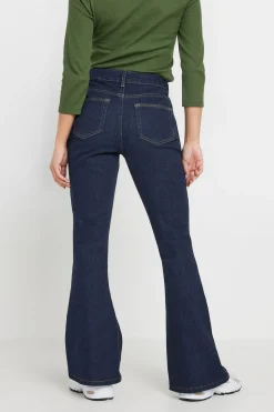 Pixiegirl Petite Indigo Blue Seam Front Flared Jeans